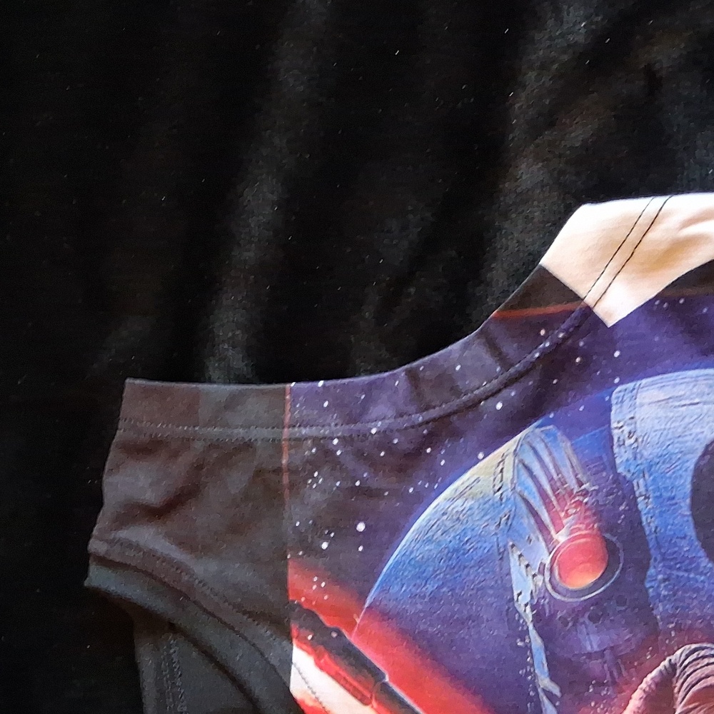 Star Wars Kids Tank Top - Black with Colorful Force Awakens Design - Picture 4 of 5